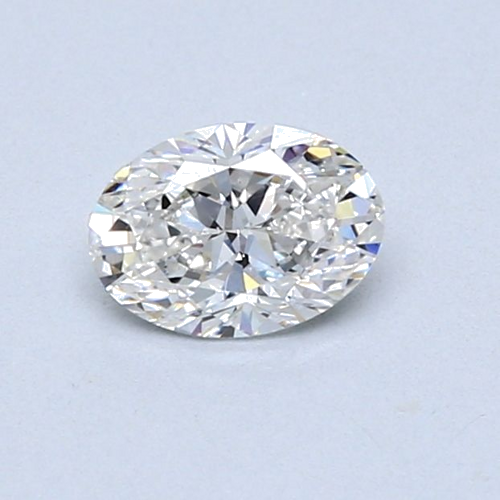 0.53 carat G-VS2 Natūralus Oval Deimantas (1)