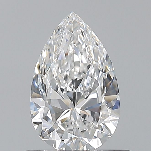 0.58 carat E-VS1 Natūralus Pear Deimantas (1)