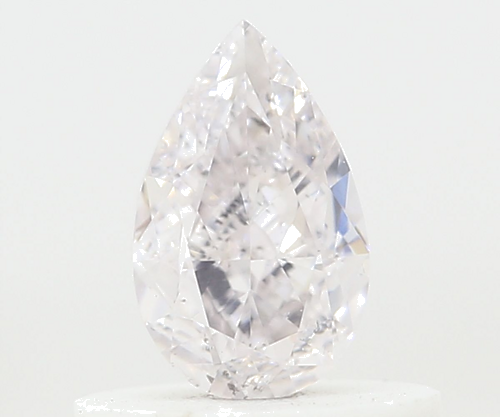 0.51 carat Very Light Pink-SI2 Natūralus Pear Deimantas (1)