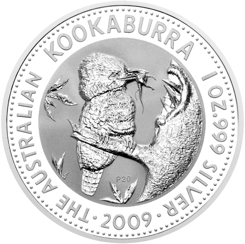 2009 Kookaburra Австралия 1 oz серебряная монета (1)