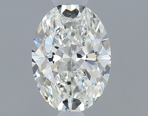 0.4 carat H-SI1 Natūralus Oval Deimantas (1)