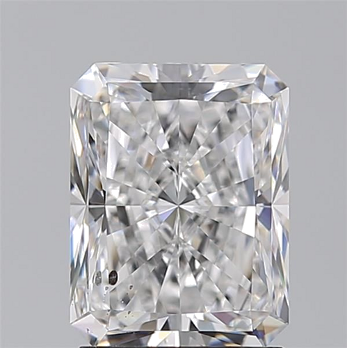 2.06 carat D-SI2 Natūralus Radiant Deimantas (1)