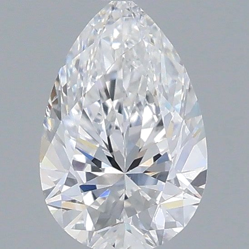 0.6 carat D-SI1 Natūralus Pear Deimantas (1)