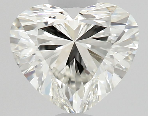 0.51 carat I-VVS1 Natūralus Heart Deimantas (1)