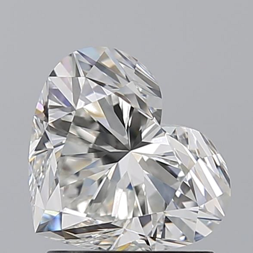 1.5 carat H-VVS1 Natūralus Heart Deimantas (1)