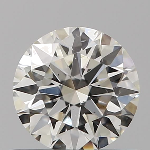 0.51 carat I-SI1 Excellent cut Natūralus Round Deimantas (1)