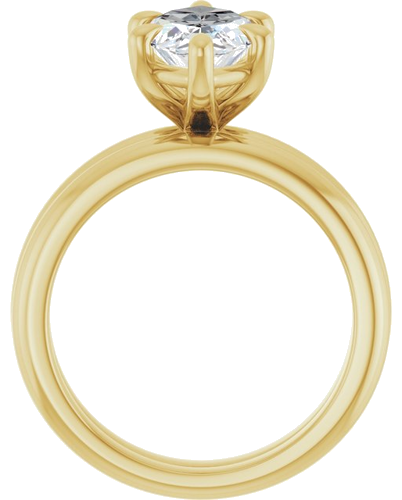 Sužadėtuvių Žiedas „Claw-Prong“ 14k yellow gold Marquise 14mm x 7mm (7)