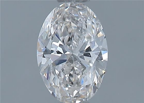 0.5 carat G-SI1 Natūralus Oval Deimantas (1)