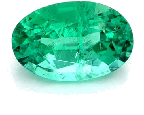 0.44 carat GREEN Oval Smaragdas (1)