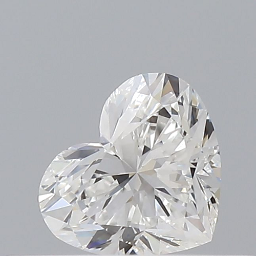 0.32 carat F-IF Natūralus Heart Deimantas (1)