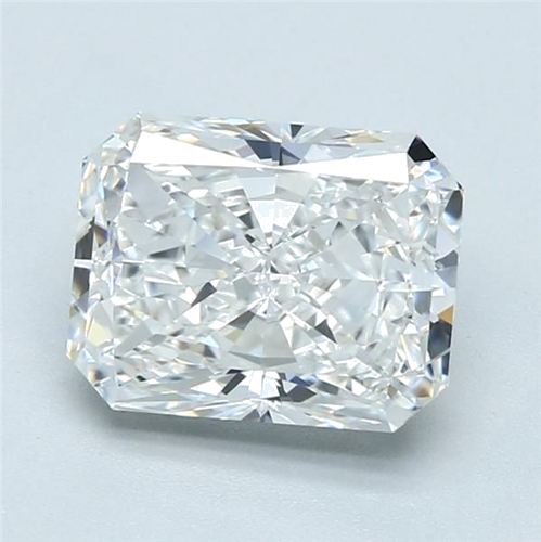 3.01 carat E-VS2 Natūralus Radiant Deimantas (1)