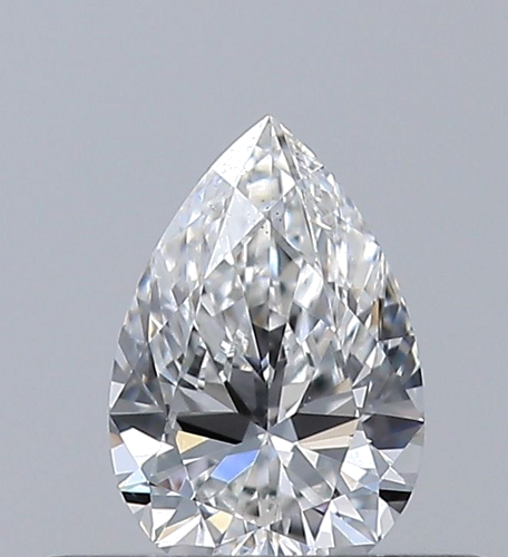0.3 carat F-SI1 Natūralus Pear Deimantas (1)