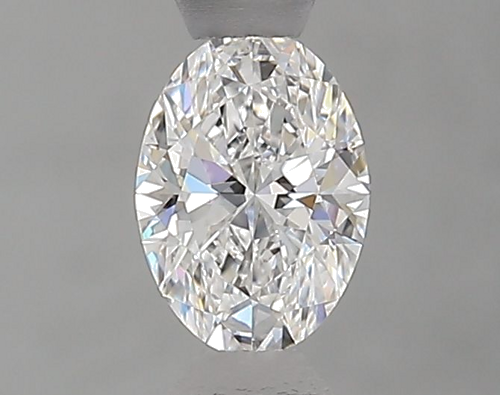 0.5 carat D-VS2 Natūralus Oval Deimantas (1)