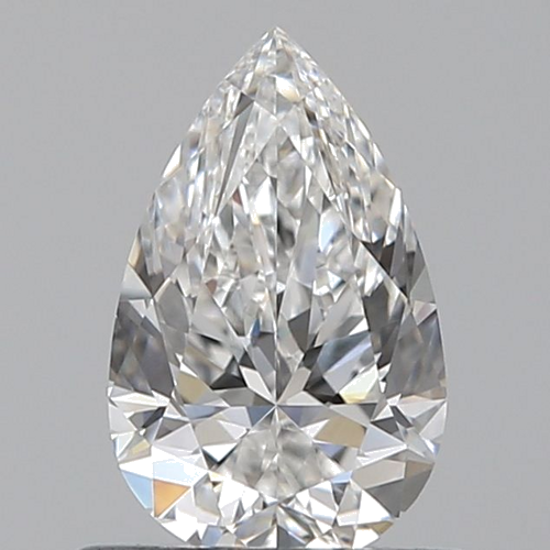 0.6 carat F-VS1 Natūralus Pear Deimantas (1)
