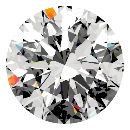 0.4 carat G-VVS1 Excellent cut Natūralus Round Deimantas (1)