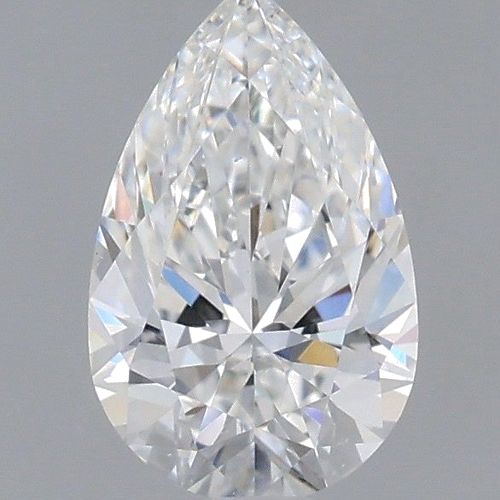 0.54 carat E-VS2 Natūralus Pear Deimantas (1)