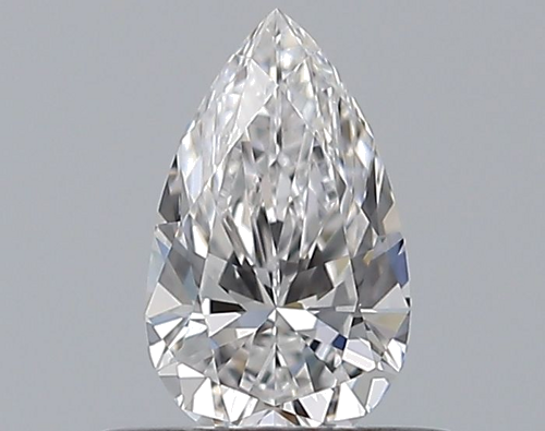 0.35 carat D-VVS1 Natūralus Pear Deimantas (1)