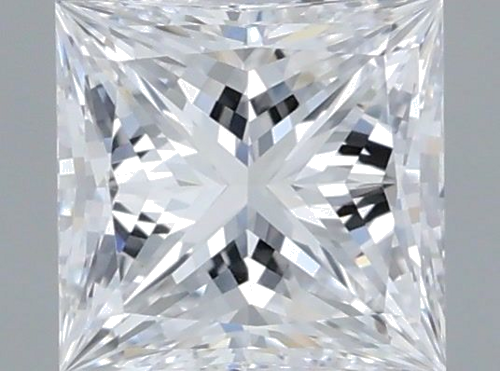 0.5 carat D-IF Natūralus Princess Deimantas (1)