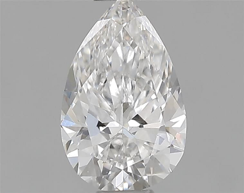 0.49 carat F-VVS1 Natūralus Pear Deimantas (1)