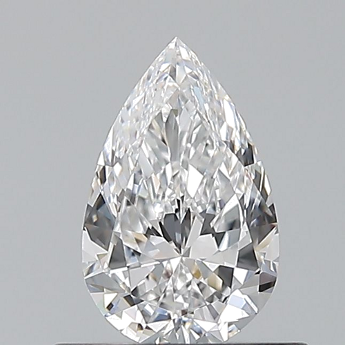 0.52 carat D-VVS1 Natūralus Pear Deimantas (1)