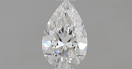 0.52 carat E-VVS1 Natūralus Pear Deimantas (1)