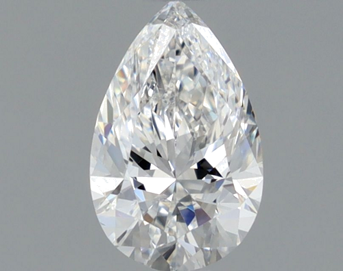 0.5 carat F-VS2 Natūralus Pear Deimantas (1)