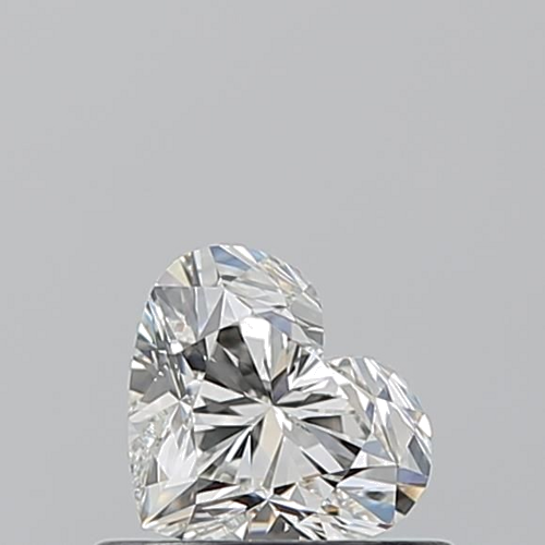 0.51 carat J-VVS2 Natūralus Heart Deimantas (1)