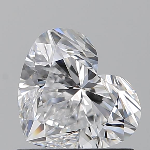 0.9 carat D-VS2 Natūralus Heart Deimantas (1)
