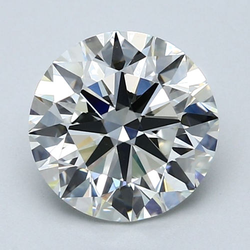 3.02 carat H-VS2 Excellent cut Natūralus Round Deimantas (1)