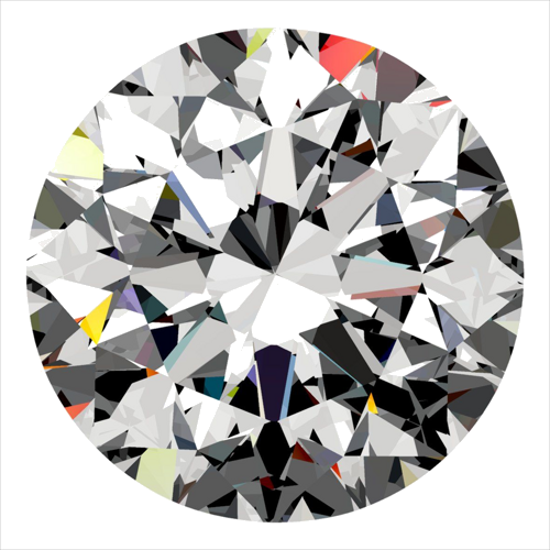 0.3 carat D-VS1 Very Good cut Natūralus Round Deimantas (1)