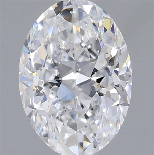 0.7 carat D-SI2 Natūralus Oval Deimantas (1)