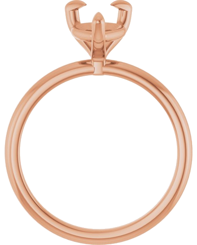 Sužadėtuvių Žiedas „Solitaire“ 14k rose gold Pear 10mm x 7mm (2)