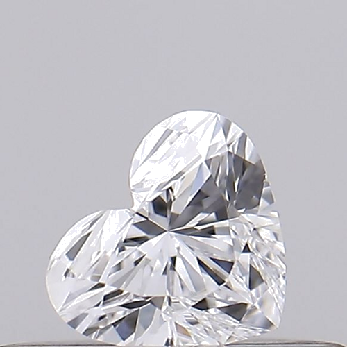 0.18 carat D-VVS2 Natūralus Heart Deimantas (1)