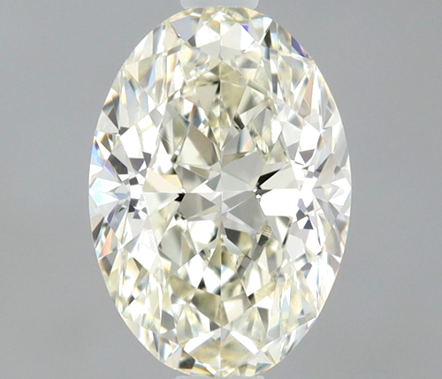 0.55 carat I-VVS1 Natūralus Oval Deimantas (1)