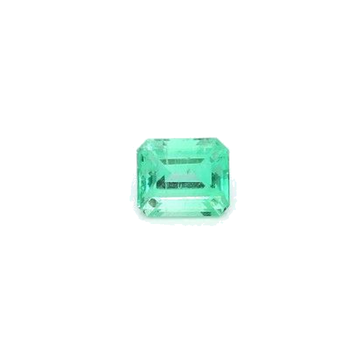 0.76 carat GREEN STEP cut Octagonal Smaragdas (1)