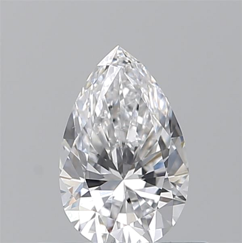 0.49 carat D-VS1 Natūralus Pear Deimantas (1)