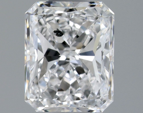 0.7 carat D-SI2 Natūralus Radiant Deimantas (1)
