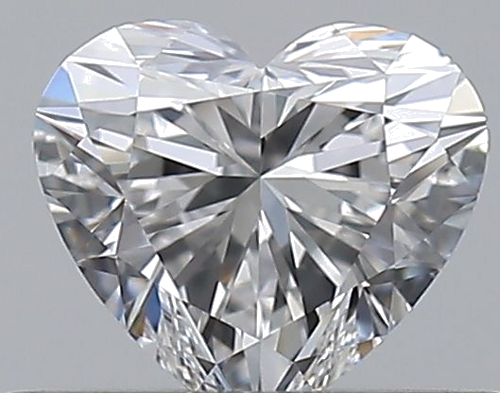 0.41 carat E-VVS1 Natūralus Heart Deimantas (1)