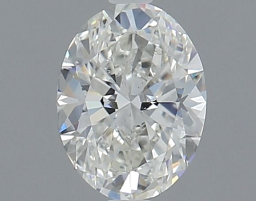 0.5 carat G-SI1 Natūralus Oval Deimantas (1)