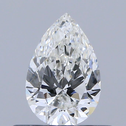 0.4 carat G-VS1 Natūralus Pear Deimantas (1)