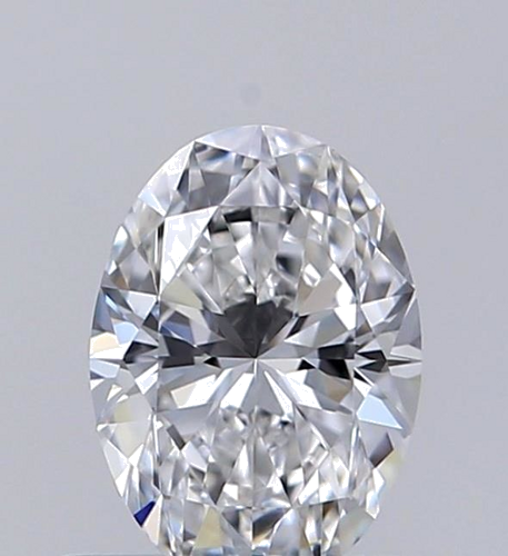0.5 carat D-VVS1 Natūralus Oval Deimantas (1)