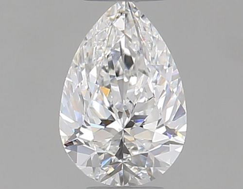 0.29 carat F-VVS1 Natūralus Pear Deimantas (1)