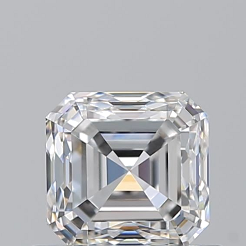 0.7 carat F-VVS1 Natūralus Asscher Deimantas (1)