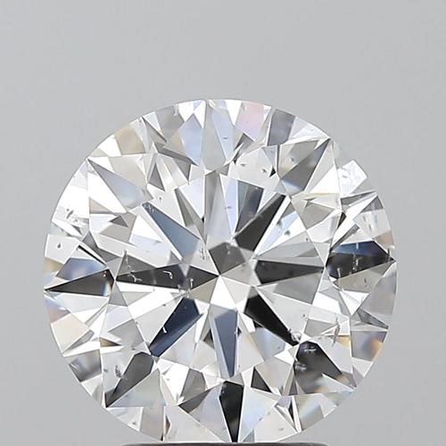3.01 carat D-SI2 Excellent cut Natūralus Round Deimantas (1)