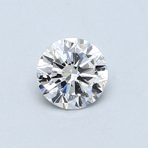 0.5 carat D-VVS2 GD cut Natūralus Round Deimantas (1)
