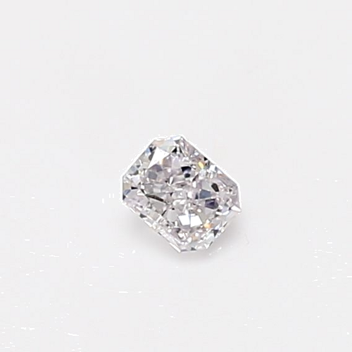 0.17 carat Faint Pink-VS1 Natūralus Radiant Deimantas (1)
