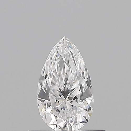 0.5 carat D-VVS2 Natūralus Pear Deimantas (1)