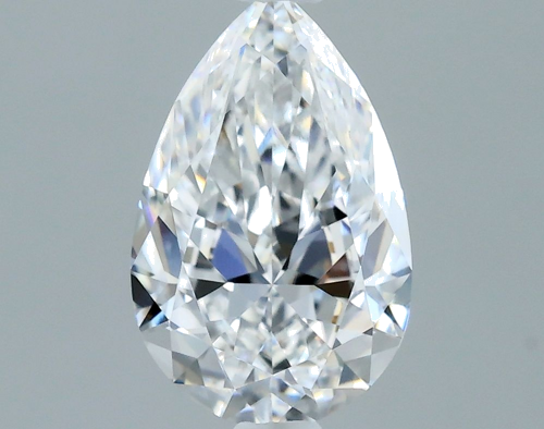 0.7 carat D-VS1 Natūralus Pear Deimantas (1)