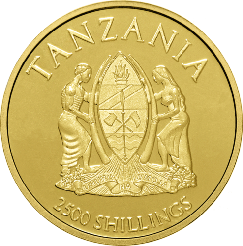 2014 Martti Ahtisaari 2500 Shillings Gold Coin (1)