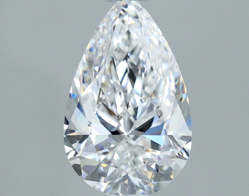 0.7 carat D-VS1 Natūralus Pear Deimantas (1)